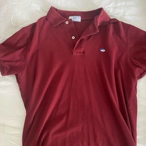 Maroon / Red Southern Tide Polo Medium
